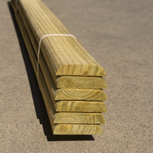 madera 1x4 terraza imregnada